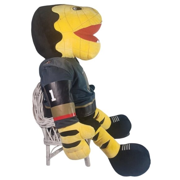 Huge Las Vegas Golden Knights NHL Mascot Chance 28" Stuffed Plush Toy Rare Licen - Picture 4 of 7